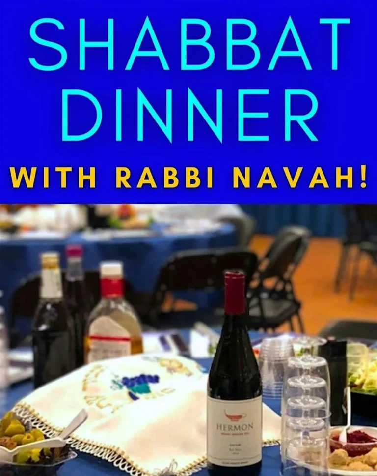 January Jewish Community Shabbat Dinner with Rabbi Navah Levine
