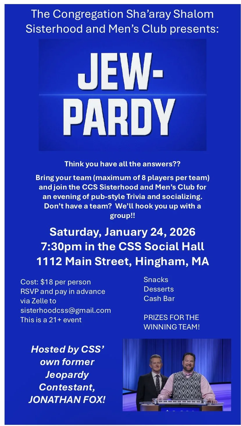 Jewpardy Trivia Boston