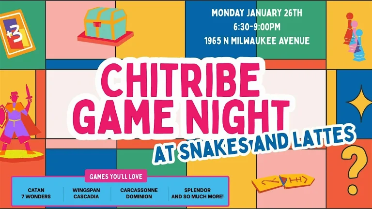 ChiTribe Game Night at Snakes & Lattes