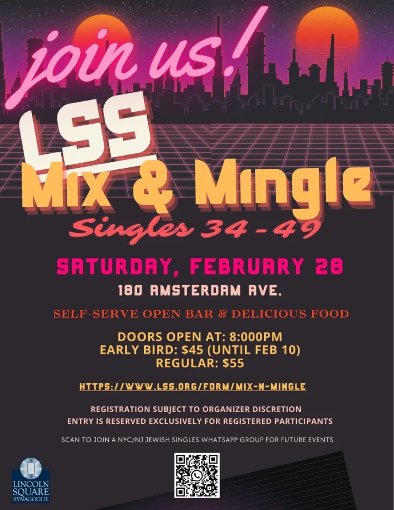 Lincoln Square Synagogue Mix and Mingle