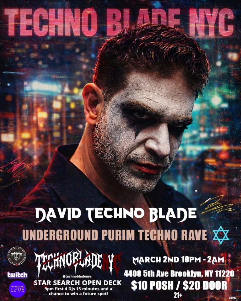 Underground Purim Techno Rave