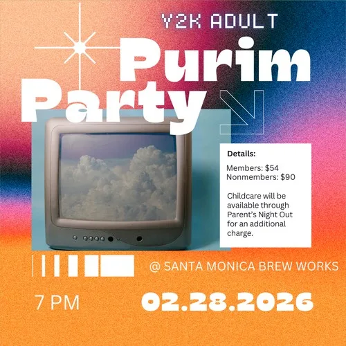 Adult Y2K Purim Party