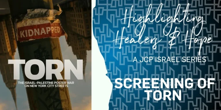 Film screening — Torn: The Israel-Palestine Poster War on New York City Streets