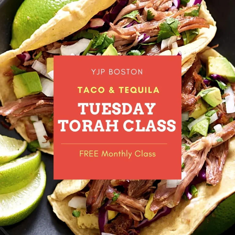 Taco and Tequila Tuesday Torah Class