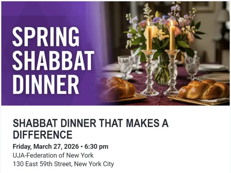 UJA Young Leaders Spring Shabbat Dinner