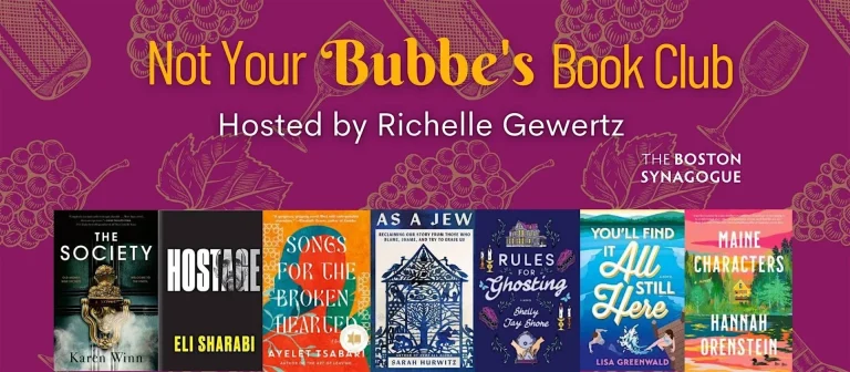 Not Your Bubbe Book Club Discussion of Songs for the Broken Hearted
