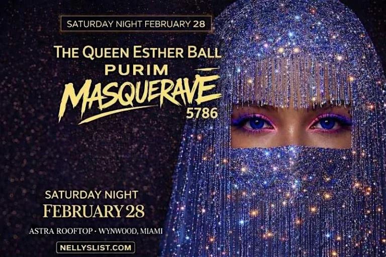 Purim Masquerave @ Astra Rooftop Miami // Afterdark
