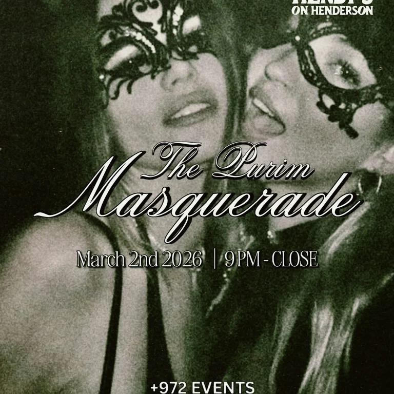 The Purim Masquerade @ Hendy’s On Henderson