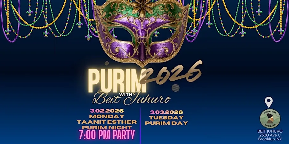 Purim Party at Beit Juhuro - 2026