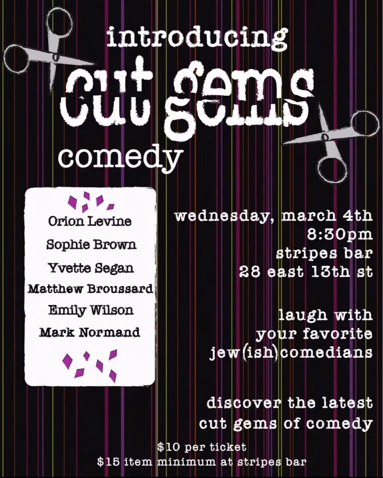 Cut Gems Comedy Show