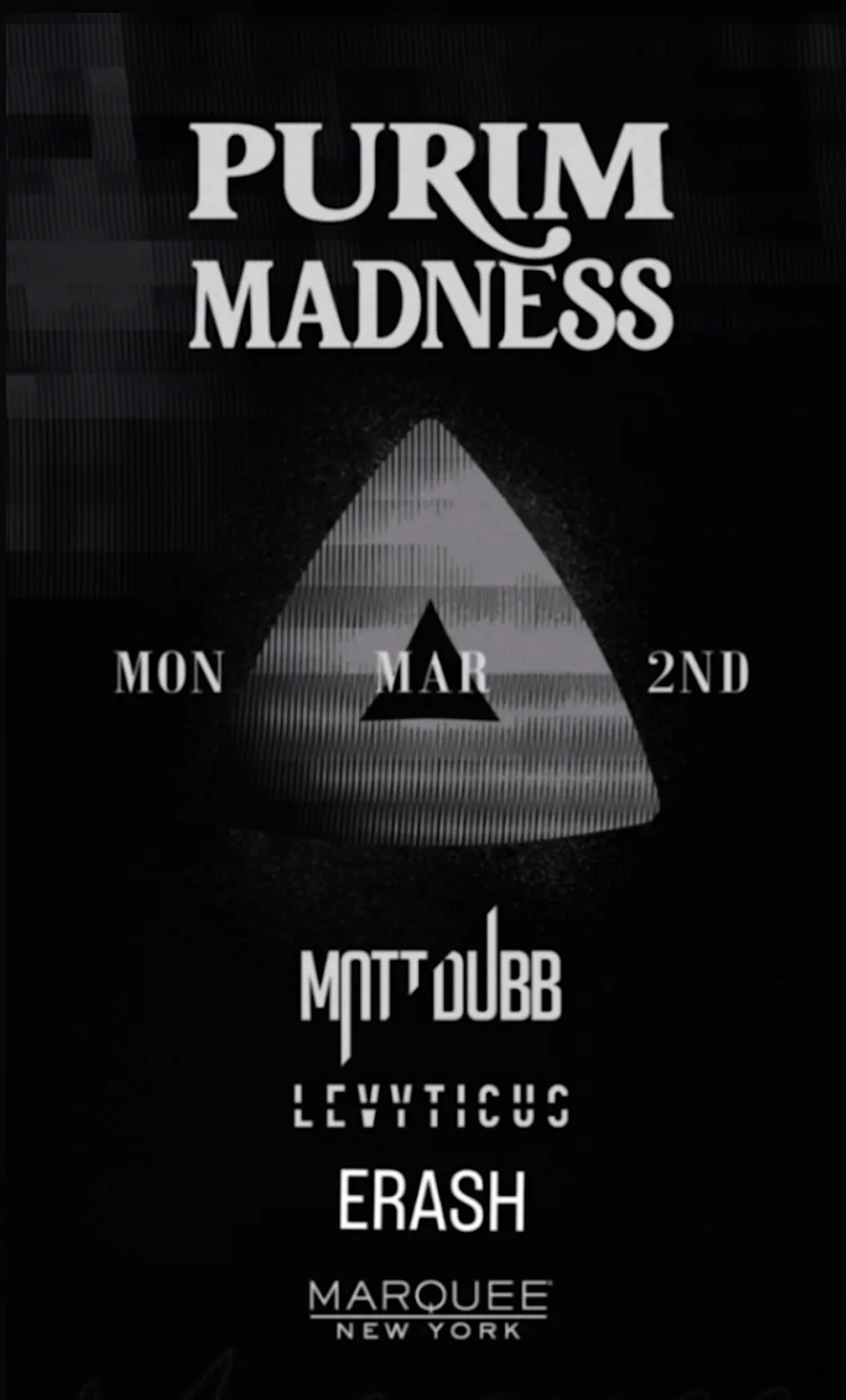 Purim Madness @ Marquee NYC