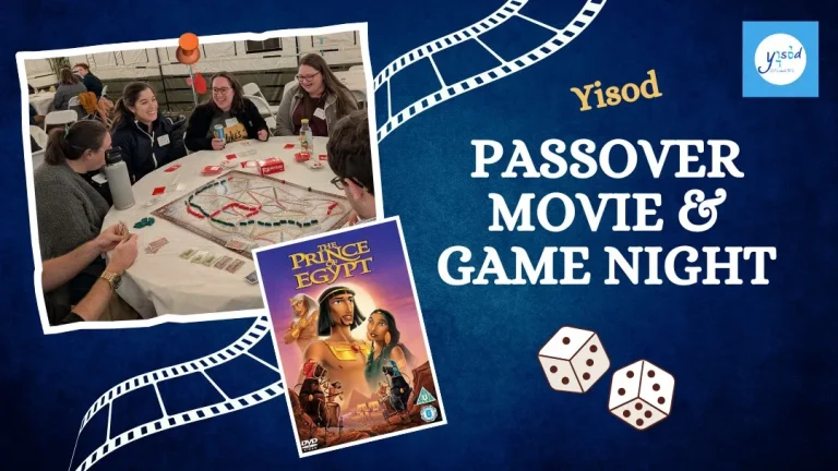 Yisod Passover Movie and Game Night