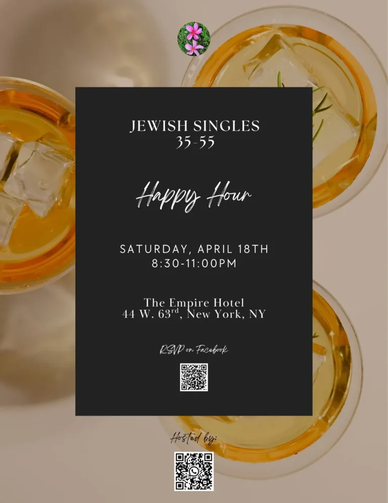 Happy Hour (Jewish Singles 35-55)