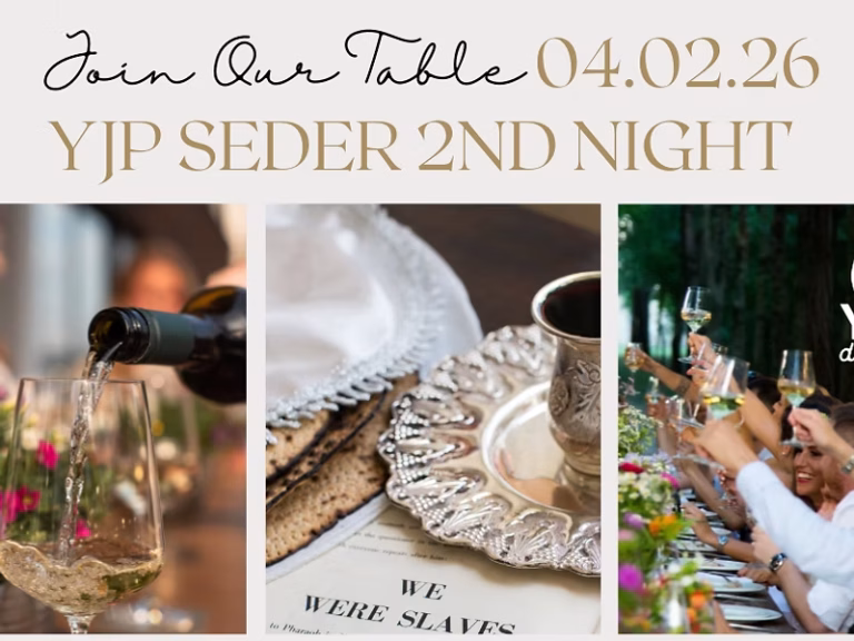 YJP Seder - 2nd Night Passover for 20's-40's - 2026