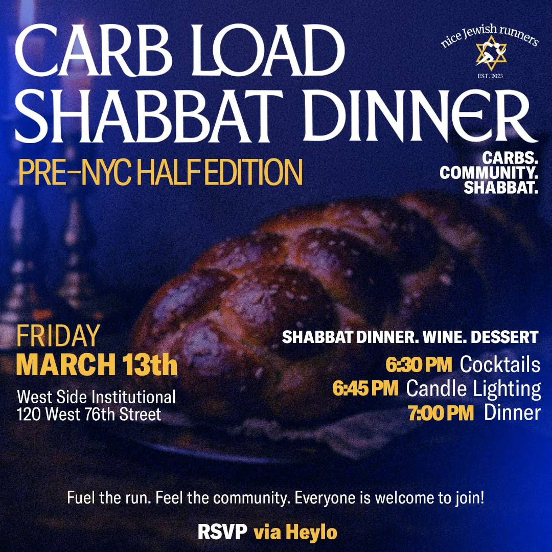 Carb Load Shabbat Dinner