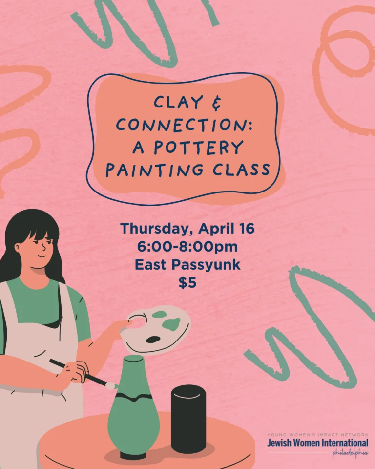 YWIN Philly - Clay & Connection: A Pottery Painting Class