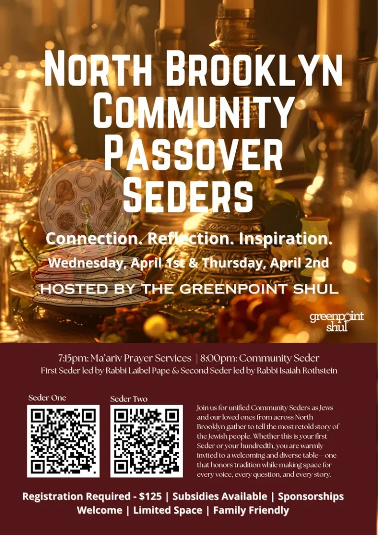 Brooklyn seders