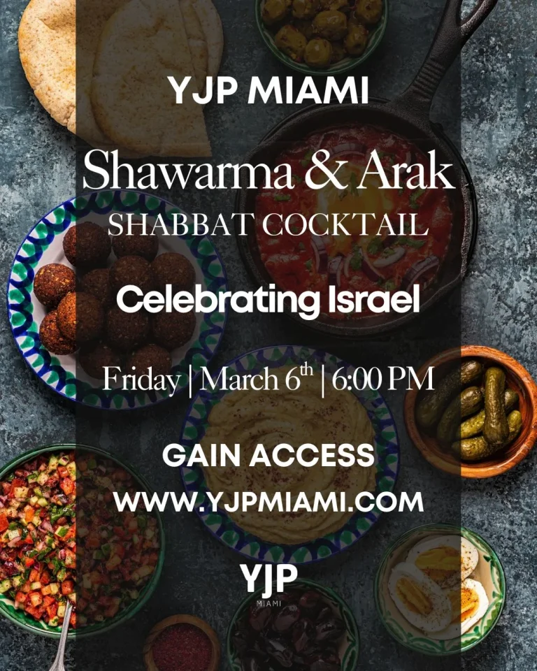YJP Shawarma & Arak Cocktail Hour
