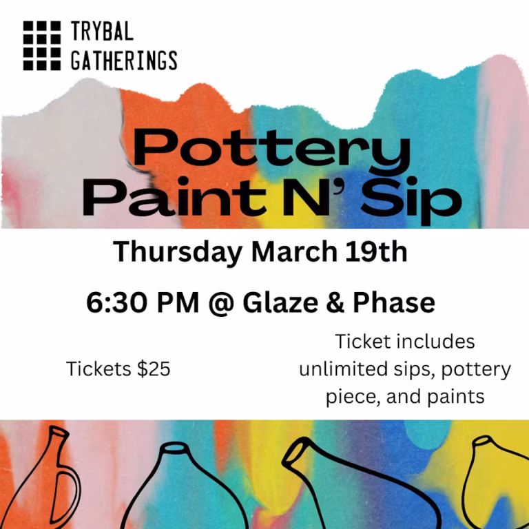 Pottery Paint N' Sip