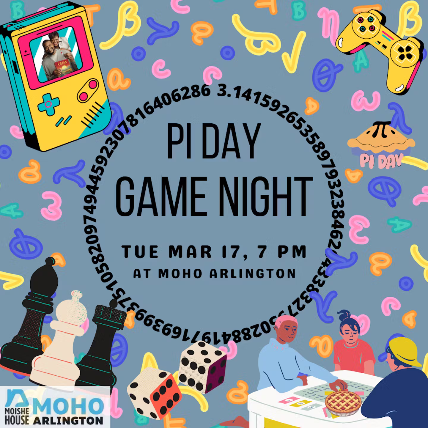 Pi Day Game Night