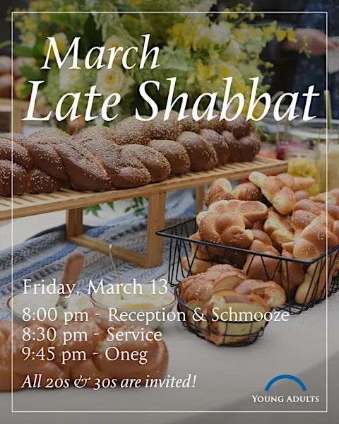 March Late Shabbat