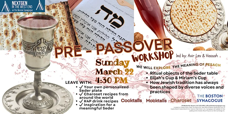 Hands-On Pre-Passover Workshop:-Make A Seder Plate