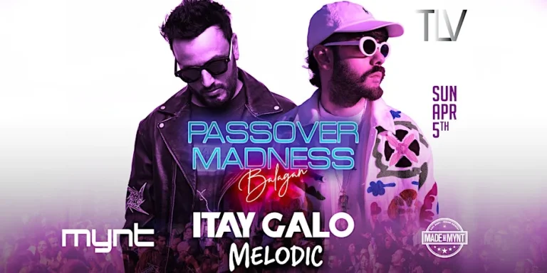 Passover BALAGAN at W/ ITAY GALO & MELODIC at Mynt April 5 Monday