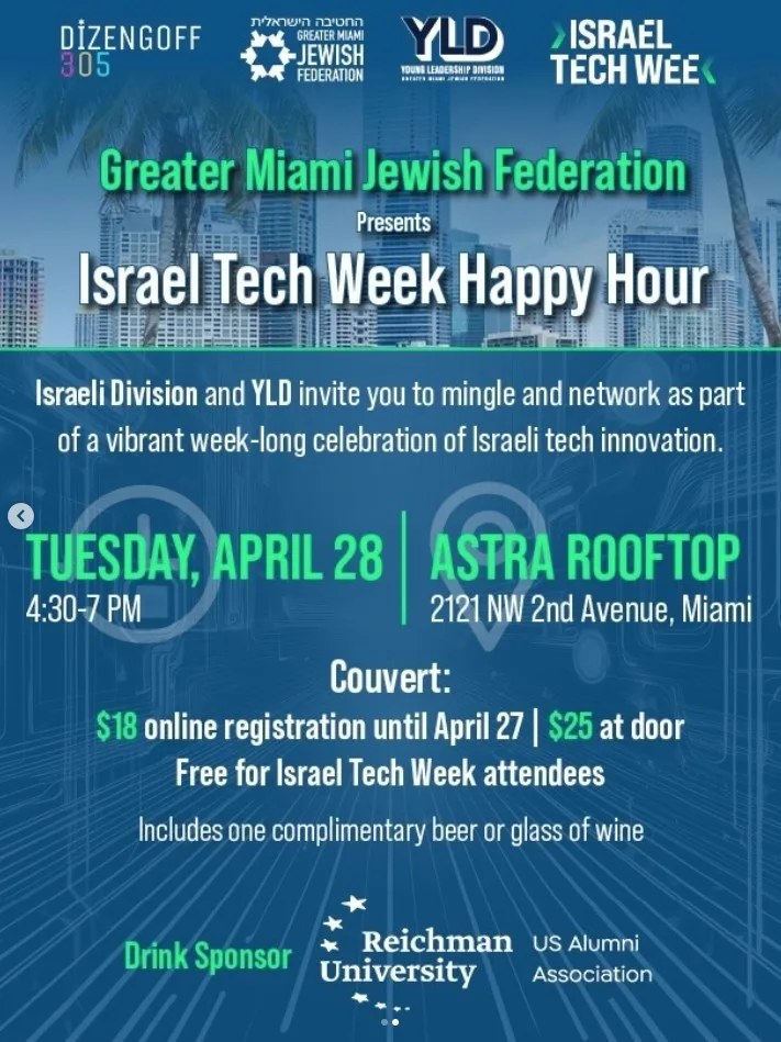 Jewish Miami Tech Week Happy Hour