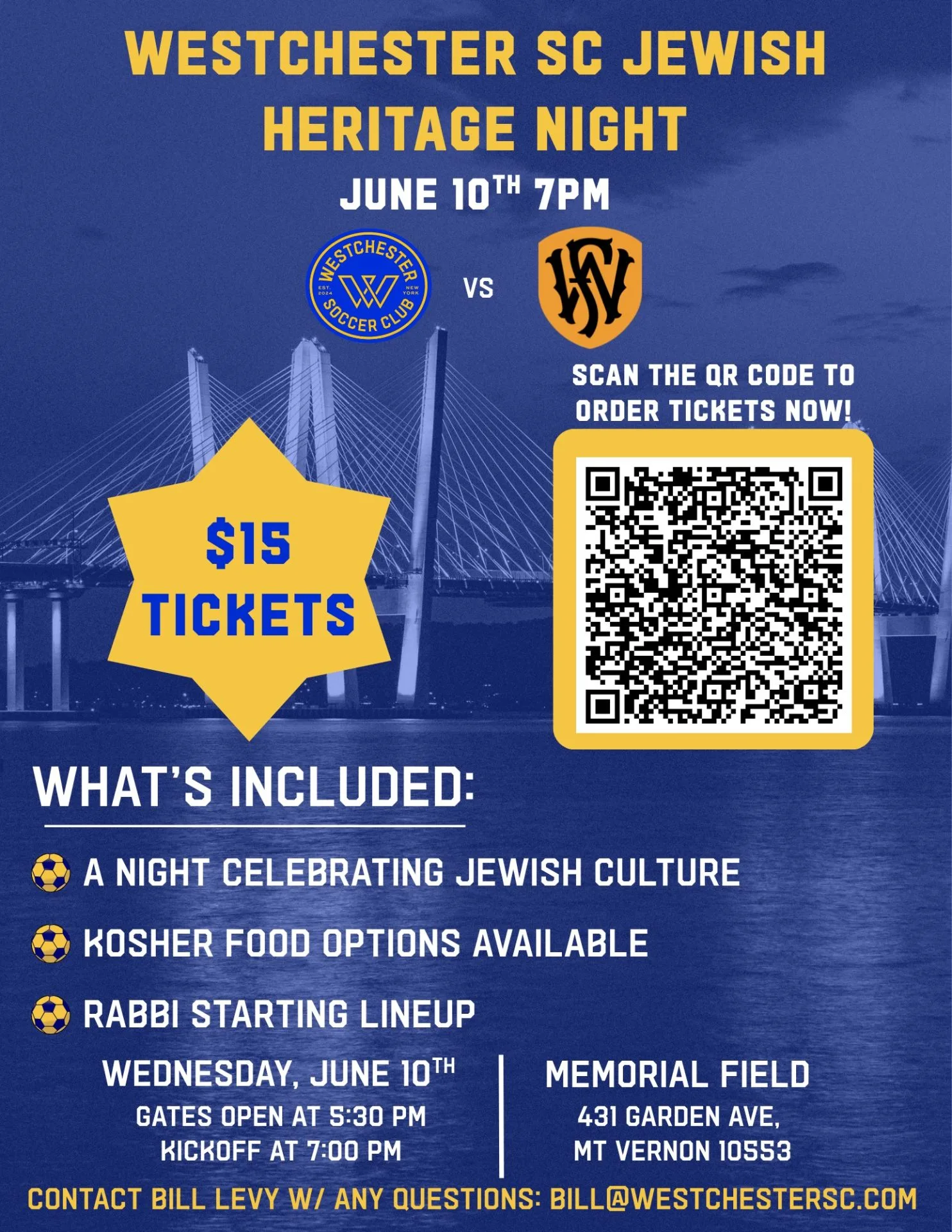 Westchester Soccer Jewish Heritage