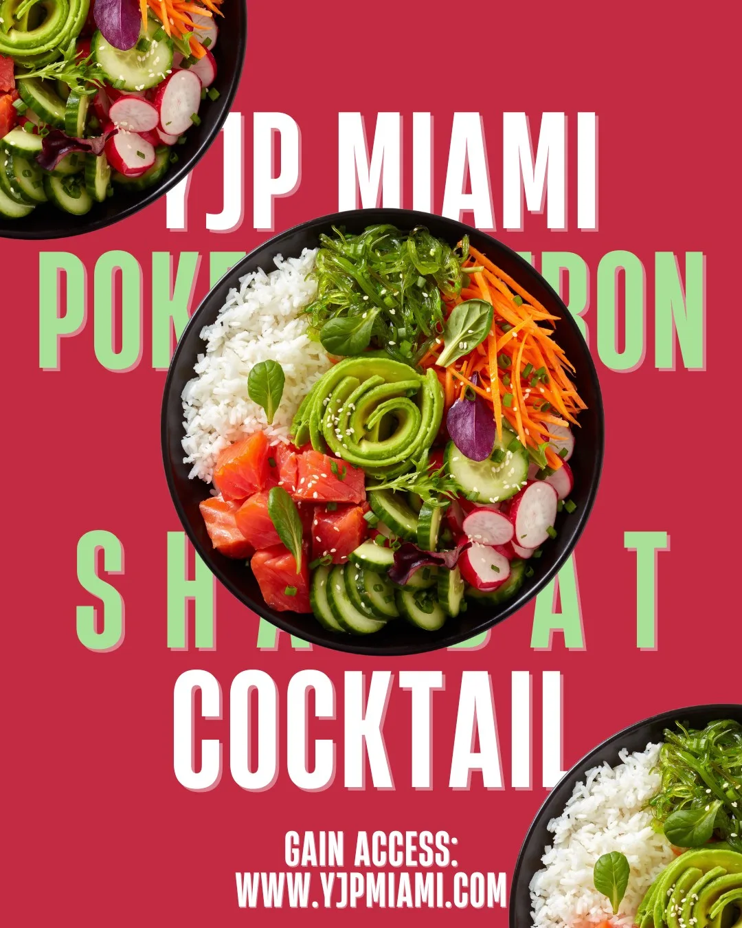 POKE & PATRON Shabbat Cocktail Hour