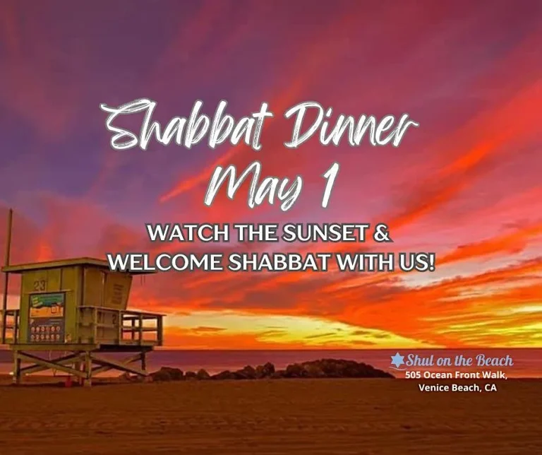Shabbat Dinner at the Beach