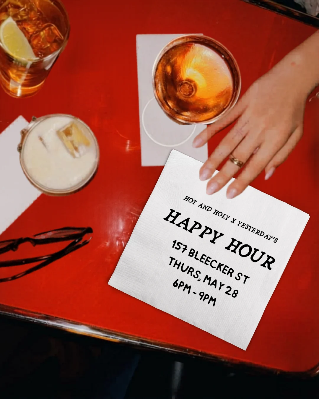 Hot & Holy x Yesterday’s Happy Hour