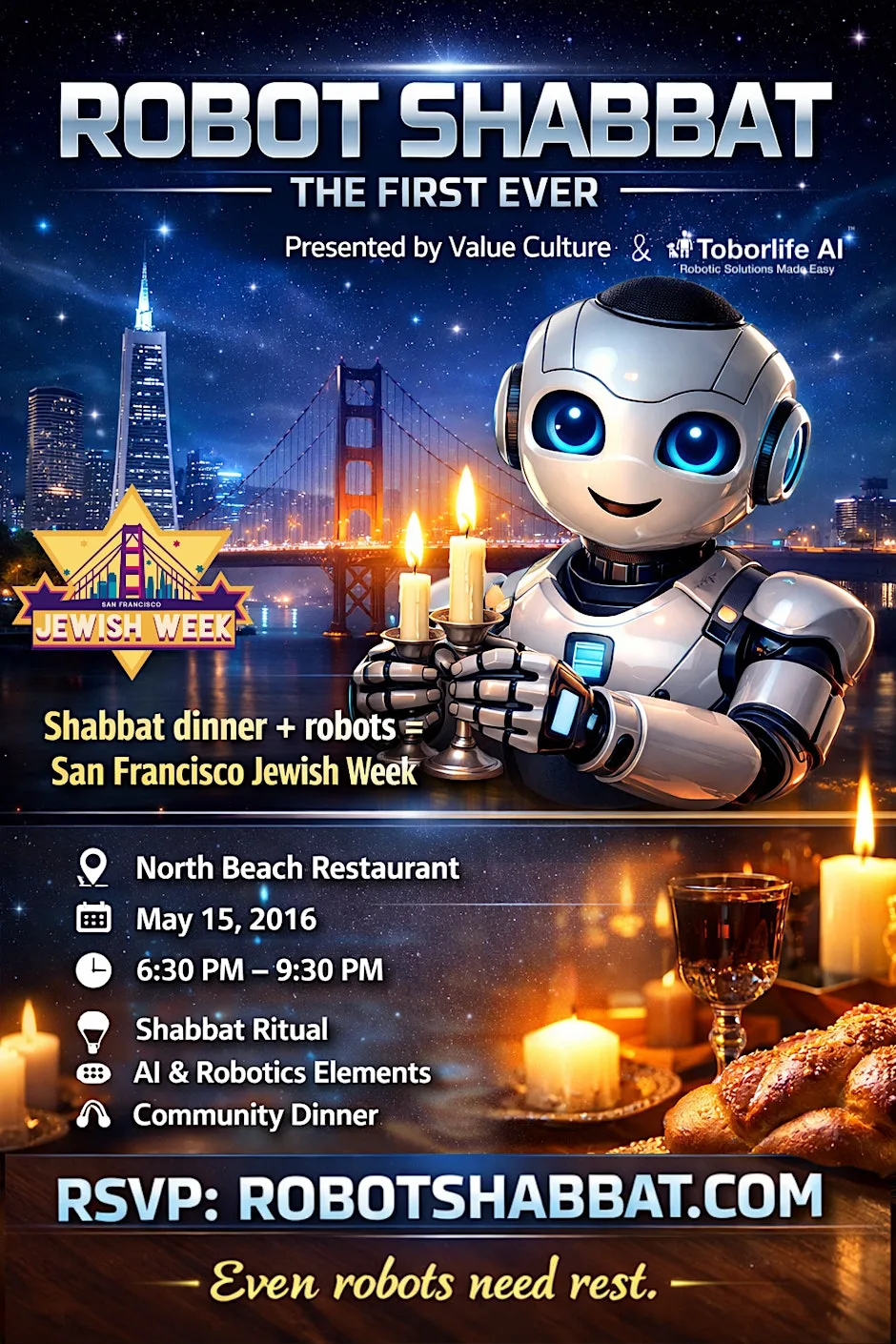 Robot Shabbat (SF Jewish Week Celebration)