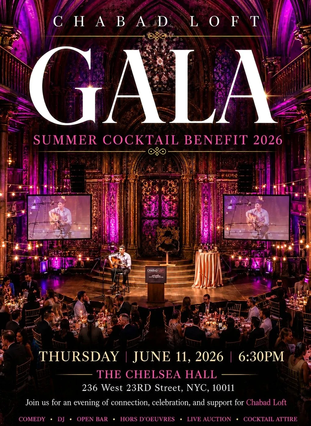 Chabad Loft Gala
