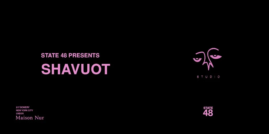 Saturday at STUDIO in Maison Nur | A Post Shavuot Holiday Celebration