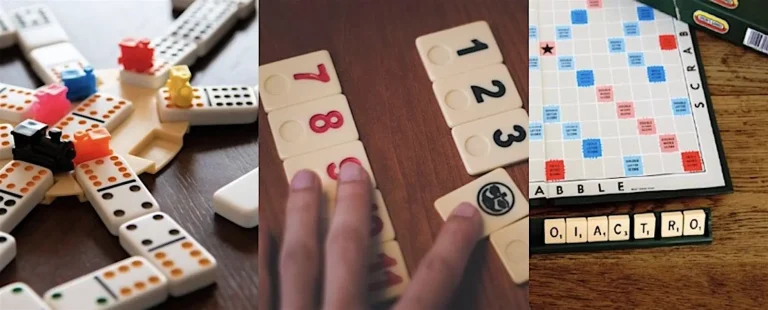 Game On! Mexican Train, Rummikub & Scrabble