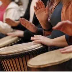Pre-Shabbat DRUM CIRCLE + Buffet Dinner 🥁 🥘
