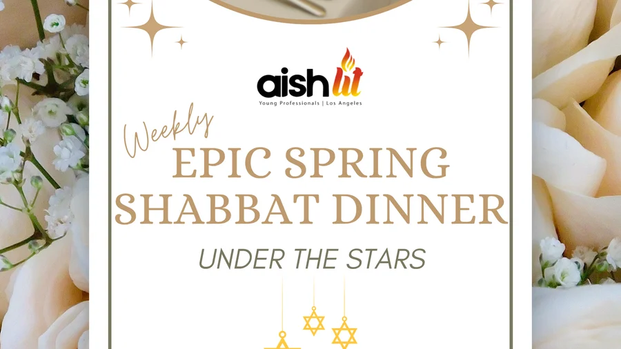 aishLIT's Epic Shabbat Sukkot Dinner | September 25 - 26